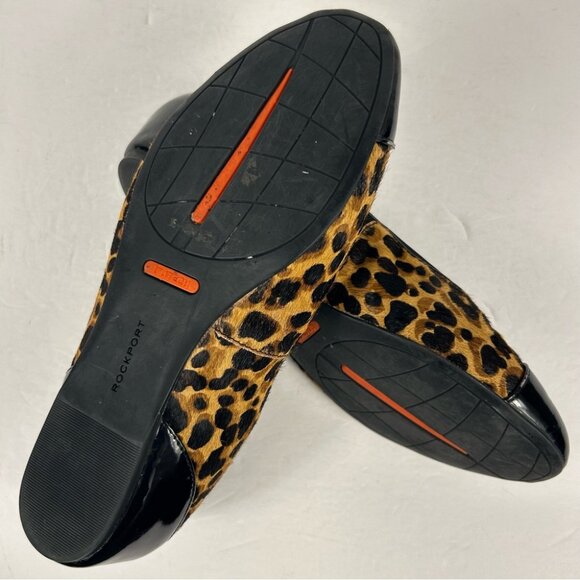 ❤️ Leopard Print Flats with Black Toe 8 - Picture 6 of 6